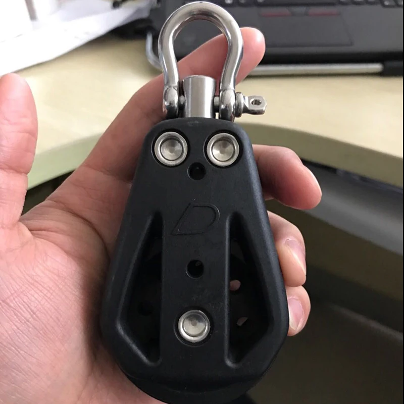 Porto Vela-plástico Polia para a Corda de Vela Polia Especial com u Sulco Rolamento Rodas Veleiro Pcs Lot