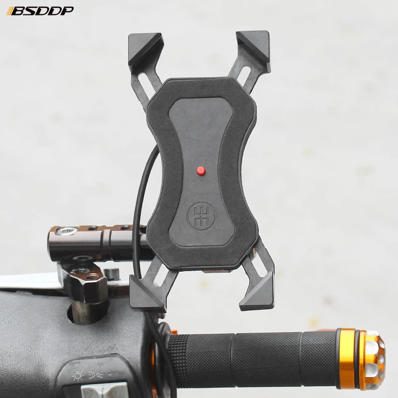 Bike Motorcycle GPS USB cell Phone Holder 360 Rotatable Handlebar Rearview Mirror Mobile firmly shockproof For Suzuki | Автомобили и