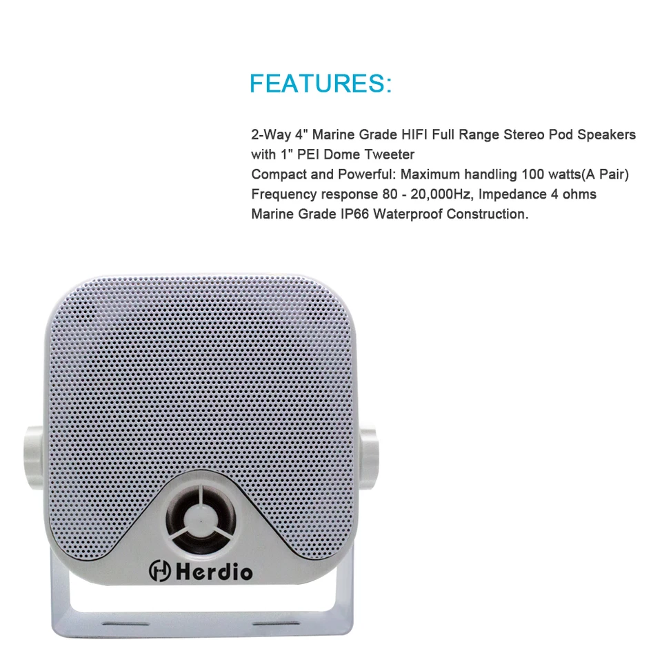 bluetooth marine stereo package