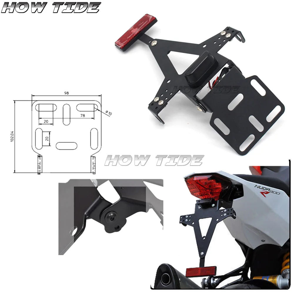 Dedicated Adjustable High Quality Angle License Number Plate Holder