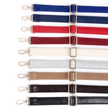 4 Couleurs Métalliques! longue Réglable Remplacement Épaule Sac Bandoulière Litchi PU Sangles En Cuir pour Sacs À Main, sacs à main, sacs BRICOLAGE Ceintures