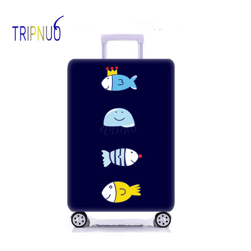 TRIPNUO эластичный ткань рыбы чемодан защитная крышка, Suitable18-32 дюймов, тележка случае чемодан Крышка, Туристические товары