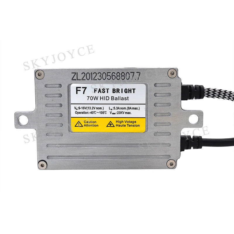 SKYJOYCE AC 12 в 70 Вт быстрый запуск оригинальный DLT F7T HID Тонкий Балласт реактор F7