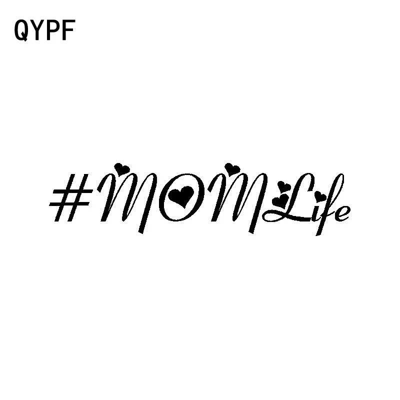 QYPF 15 8 см * 3 5 модные виниловые аксессуары Mom Life ретро-отражающая наклейка