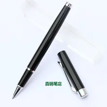 Каппа Baoer сталь/черный/серебряный зажим ручка, подпись ручка Подарочная металлическая ручка для День матери подарок компании ручка