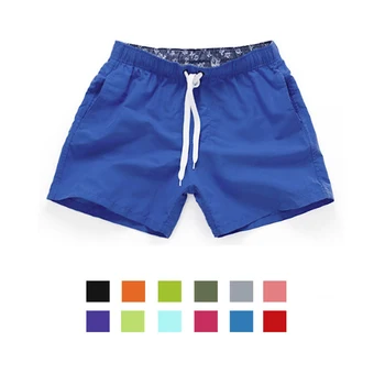 

Rusanranz Brand Summer New Casual Shorts Men Fit Solid Available Shorts Loose Elastic Waist Breathable Beach Shorts