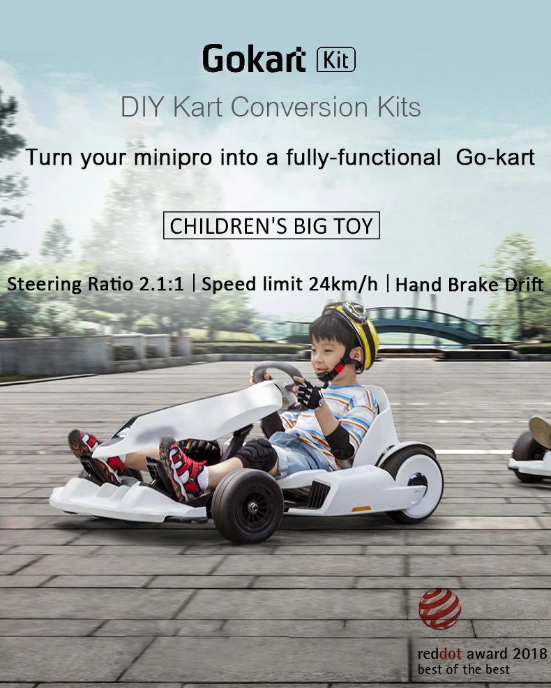 Ninebot Go-Kart набор XiaoMi Nine Balance car/minipro Karting части для взрослых и детей двойного назначения игрушечный балансировочный автомобиль