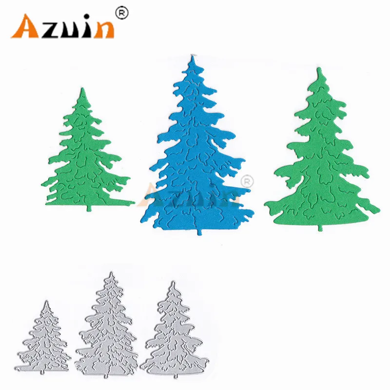 

2018 DIY New Paper Xmas Trees Metal Cutting Dies Scrapbooking Knives and Card Making Cutting Template And Embossing For Cards