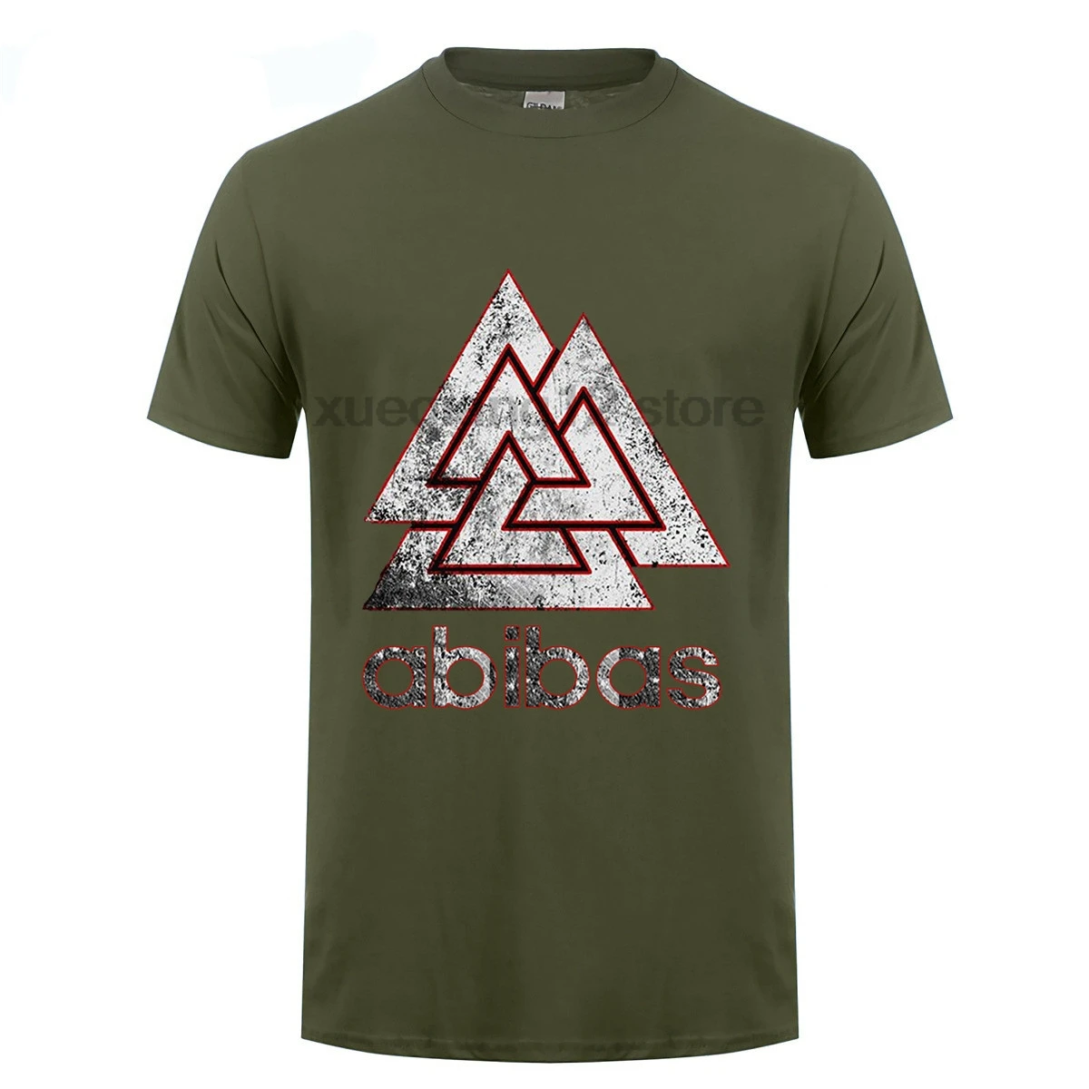 Аниме Вотан символ Valknut футболка язычество Newpaganism Одина Тор Mjlnir Локи Мидгард Wikinger
