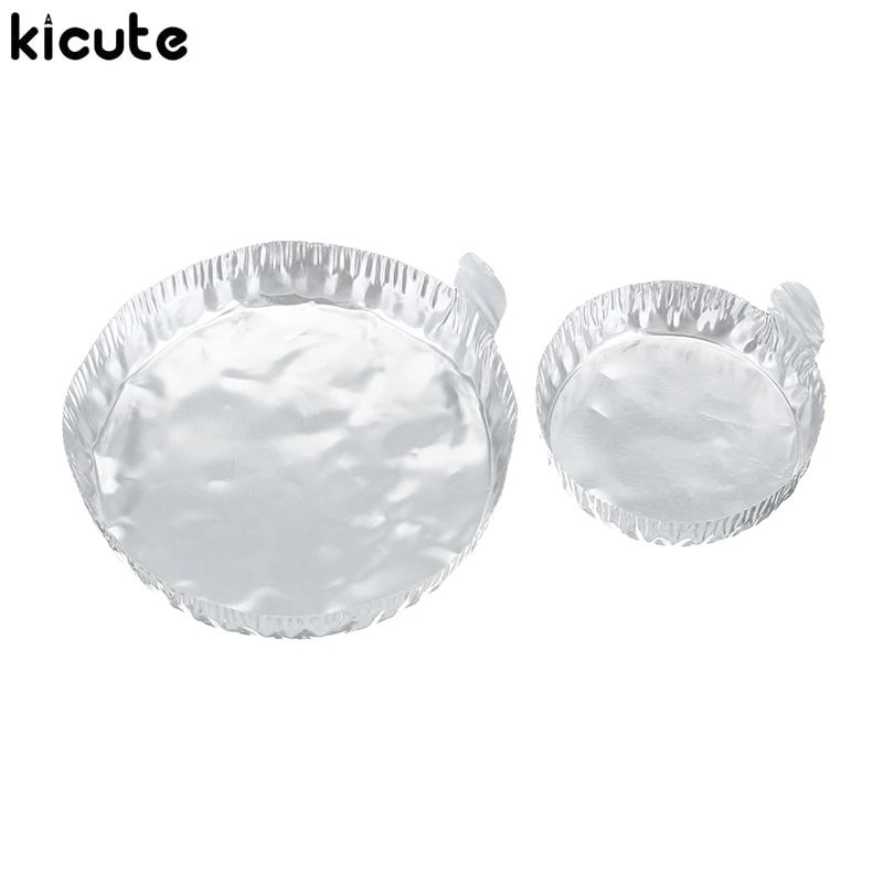 Mrosaa 1PCS 50/75mm Weighing Disk Rhombus Tared Dish Aluminium Lab