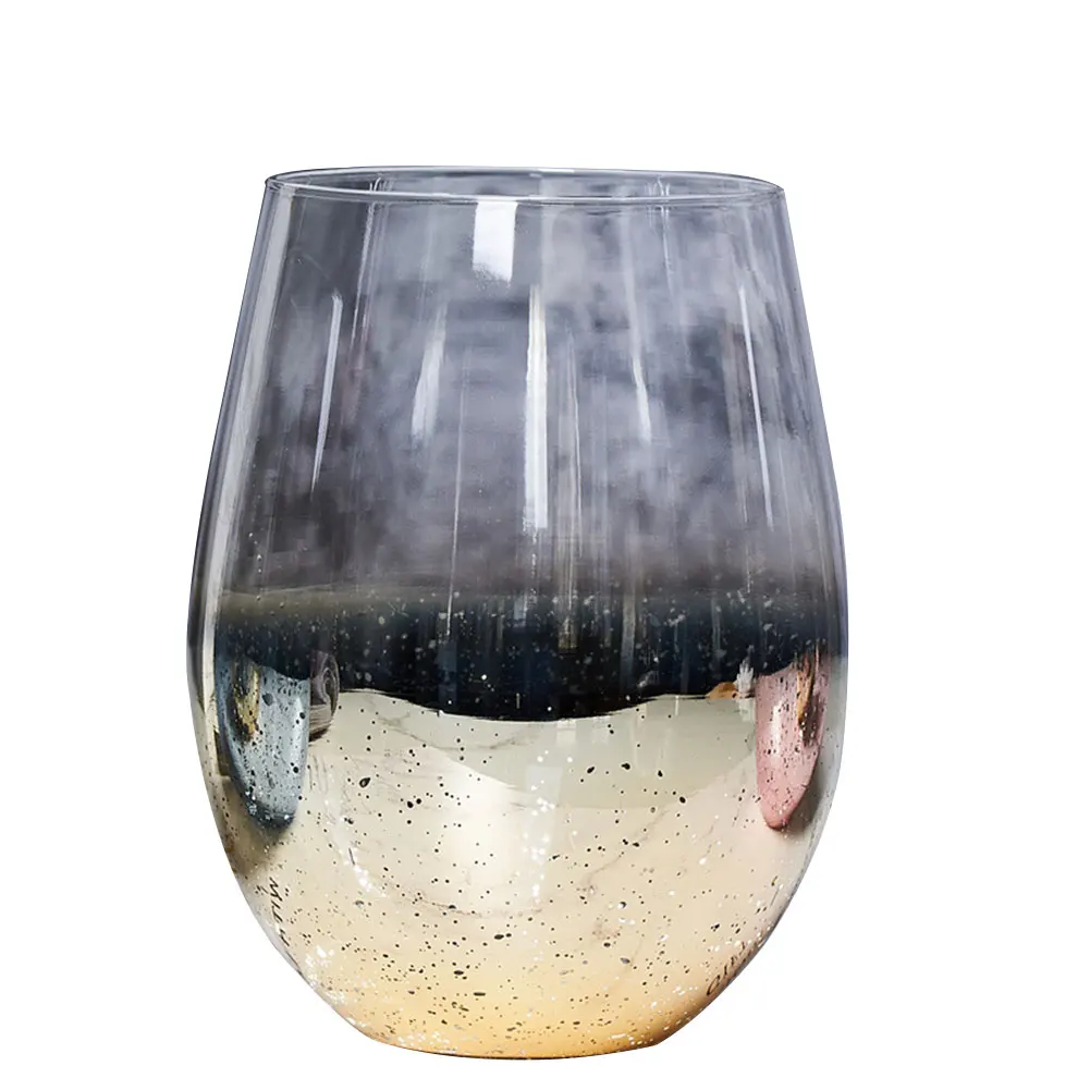 Скандинавские прозрачные Звездные стеклянные чашки, термостойкие пивные кружки для напитков Nuovo vetro stellato BDF99 - Цвет: Gold