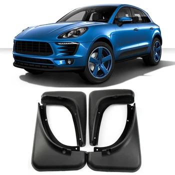 

4 Pcs Car Mud Flaps Splash Guards Mudguard Mudflaps Fenders For Porsche Macan 2015 2016 2017