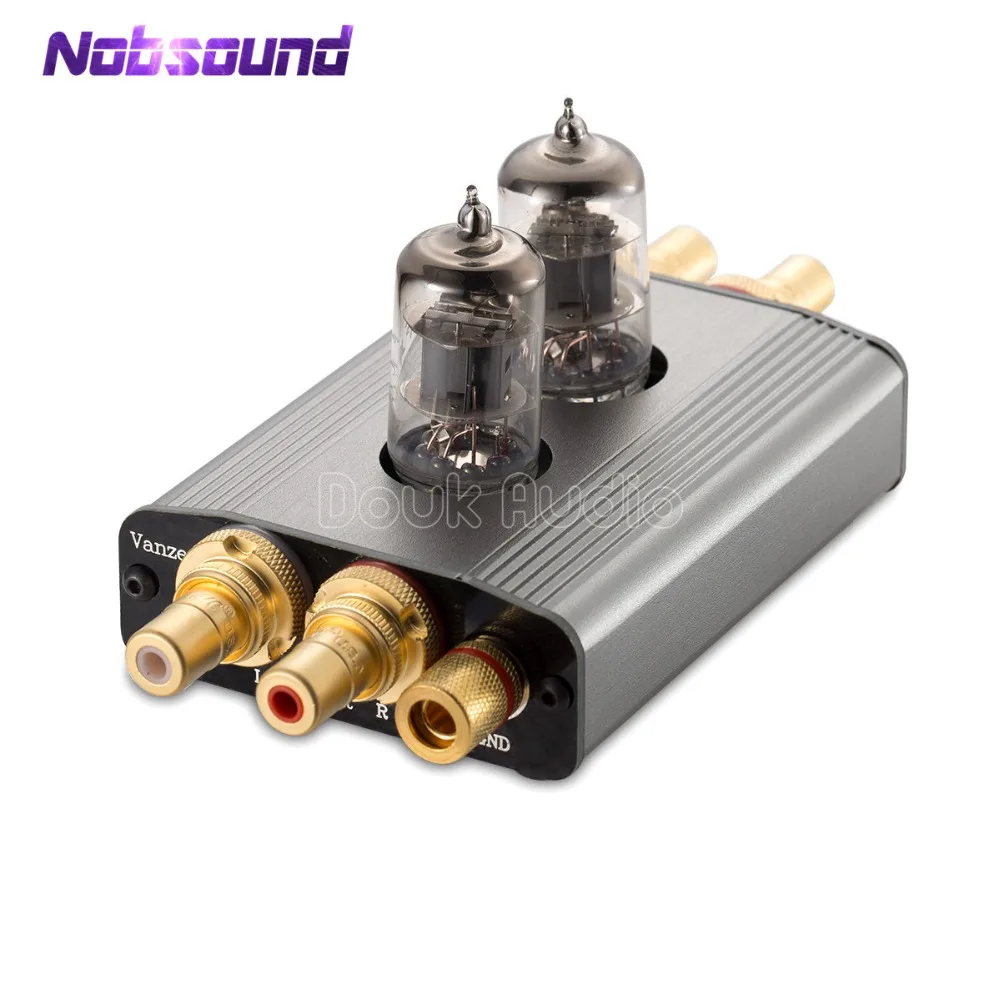 Nobsound мини 6J1 вакуумный ламповый проигрыватель Phono предусилитель MM/MC RIAA Hi-Fi класса A предусилитель