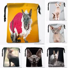 Изготовленная на заказ канадская кошка без шерсти сумка на шнурке дорожная сумка для хранения мини сумка для плавания походная игрушка размер 18x22 см#0412-04-226