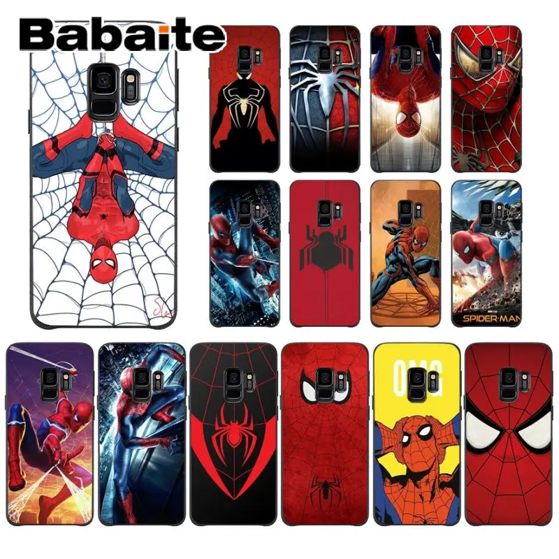 Babaite Marvel Comics Человек паук Homecoming популярный чехол для Galaxy S5 телефона на заказ s6 edge