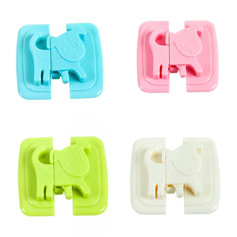 Baby Care Safety Lock Cartoon Elephant Baby Cabinet Locks Straps Drawer Wardrobe Cover Door Fridge Cabinet Lock Window Security
