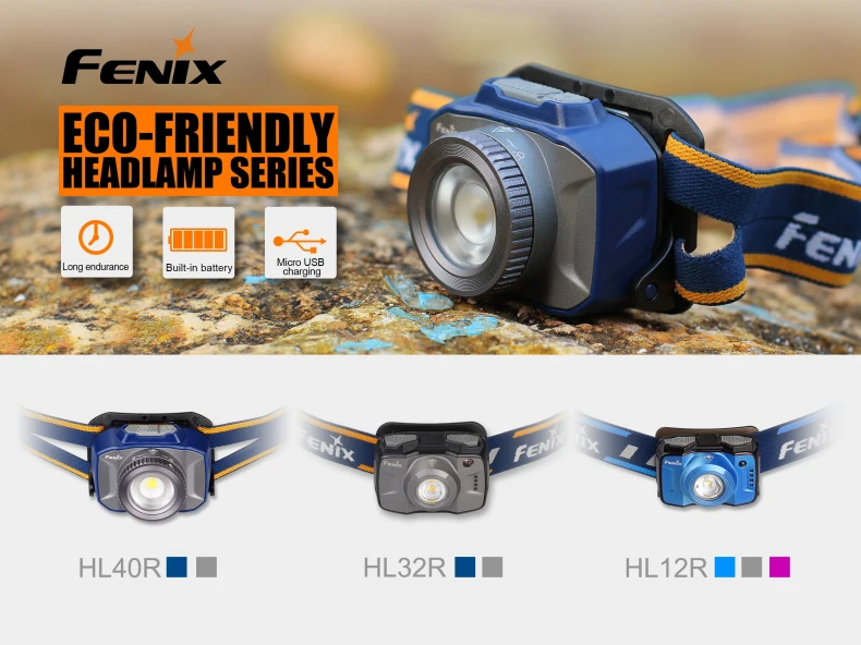 Новое поступление Fenix HL40R 600 люмен микро USB аккумуляторная круглая стандартная