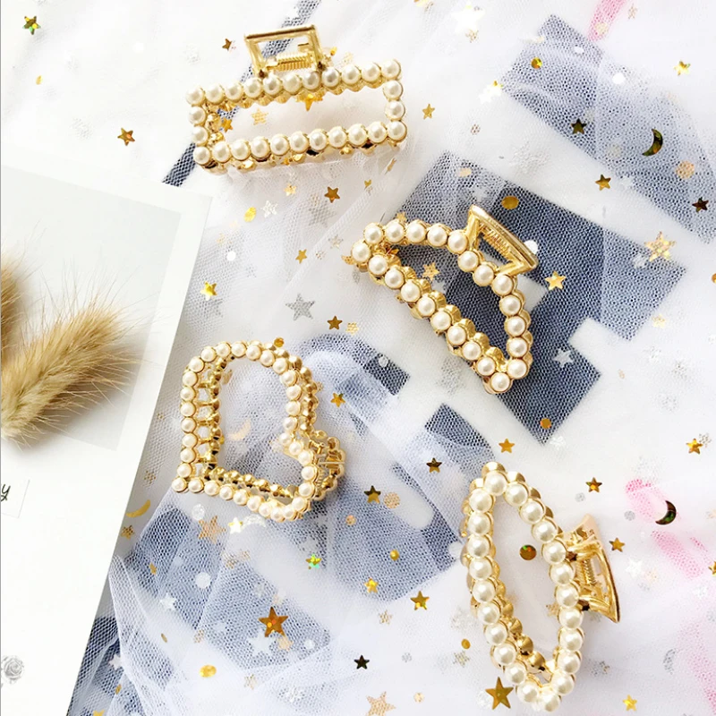 

South Korea Exquisite European Style Simple Metal Clip Playful Form Hairpins Headdress Female Odd Hair Wholesale Jewelry