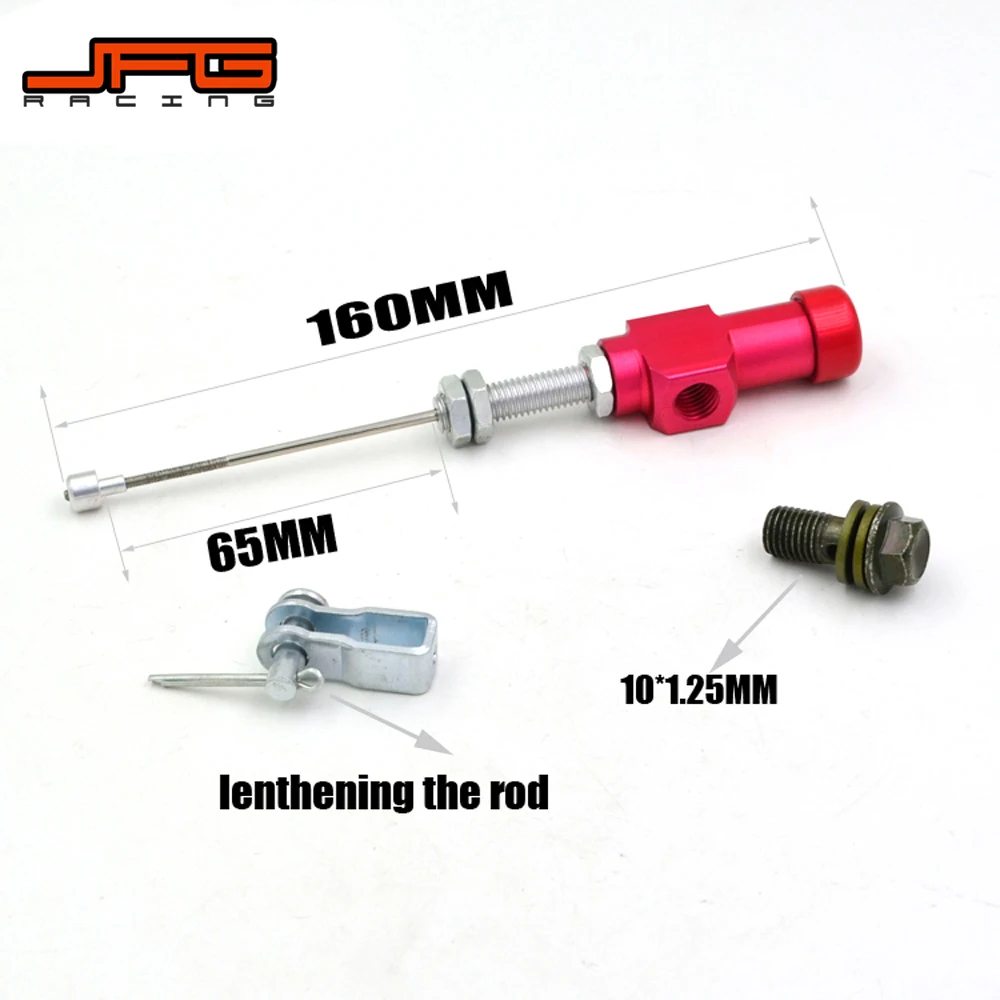 Мотоцикл m10x1.25 мм гидравлический клатч рабочий цилиндр преобразования тяга для KTM YAMAHA SUZUKI KAWASAKI HONDA