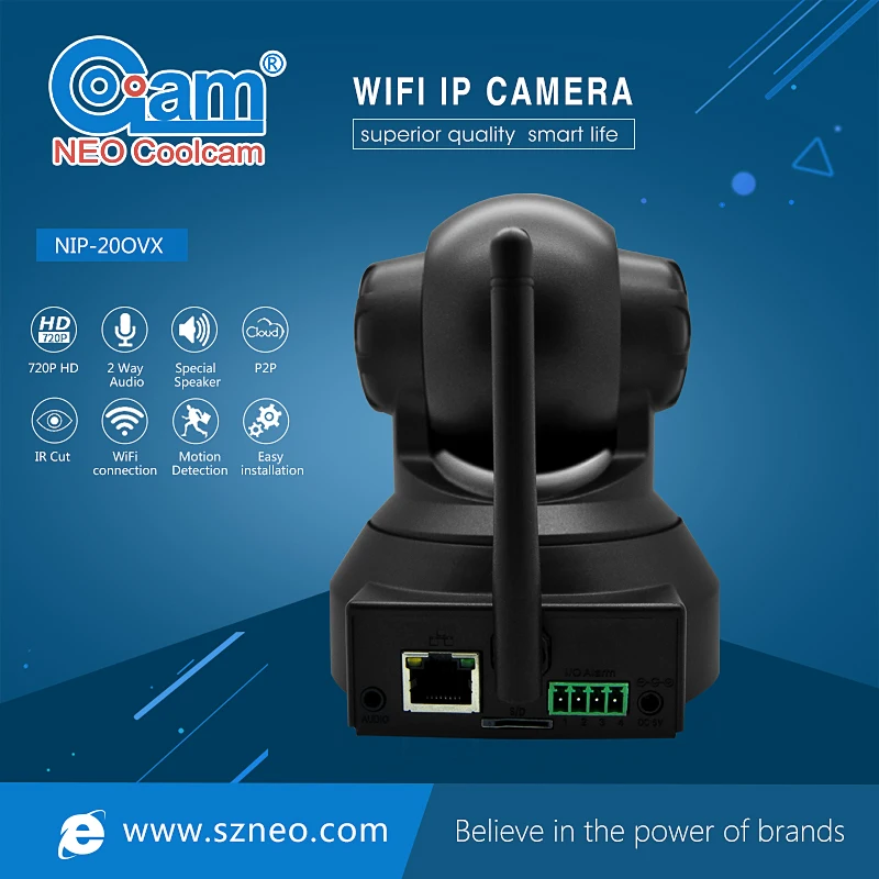 NEO Coolcam NIP-20OZX 720P IP Camera Wifi Network IR Night Vision CCTV Video Security Surveillance CamSupport iPhoneAndroid