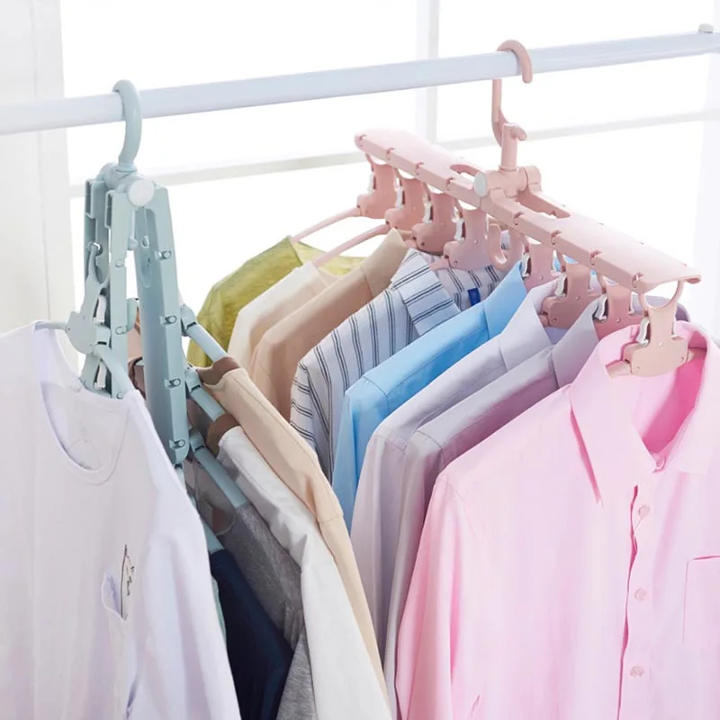 

Multifunctional Magic Hanger Folding Clothes Hanger Multilayer Province Space Household Wardrobe Storage Artifact Hanger