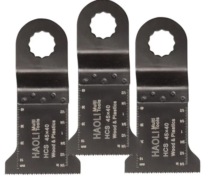 3 pcs 45mm standard Fine tooth Oscillating Multi Tool saw blade for