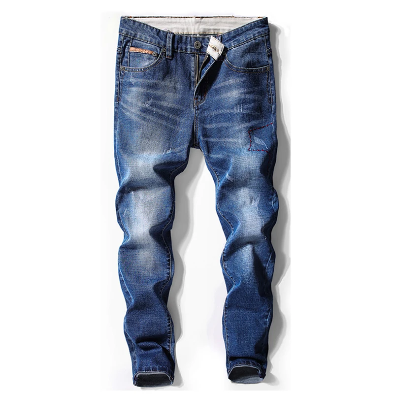 KSTUN Men Jeans Pants Denim Fashion Desinger Black Blue Stretch Slim Fit Jeans for Man Streetwear