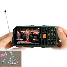 Dbeif антенны аналогового ТВ 3.5 «почерк сенсорный экран фонарик Power Bank Dual SIM карты FM мобильного телефона