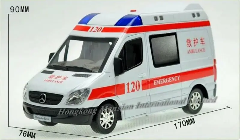 132 Police Ambulance Car Model For Benz Sprinter (20)