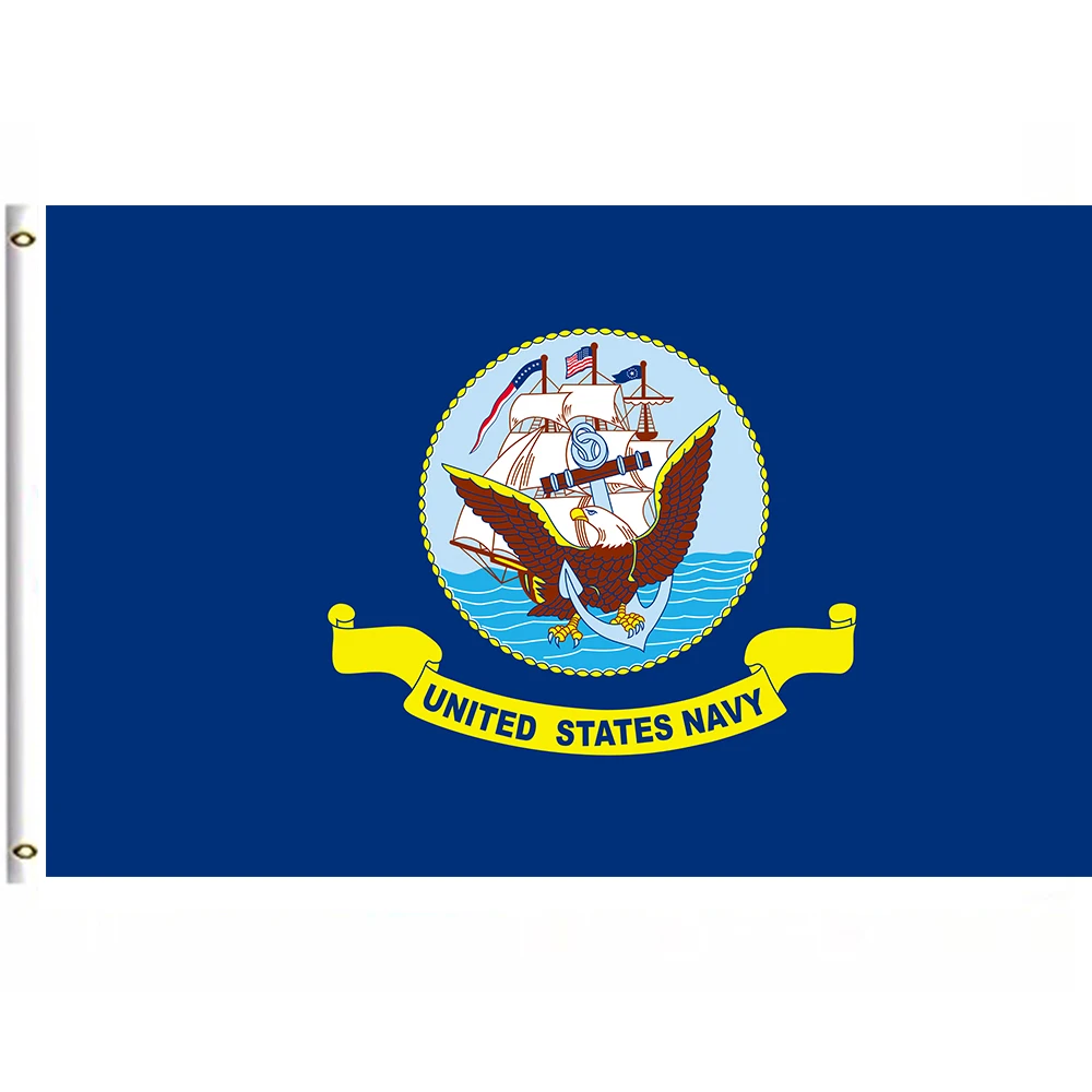 The United States Navy Flag 3x5 ft Printed Polyester Fly Navy Flag