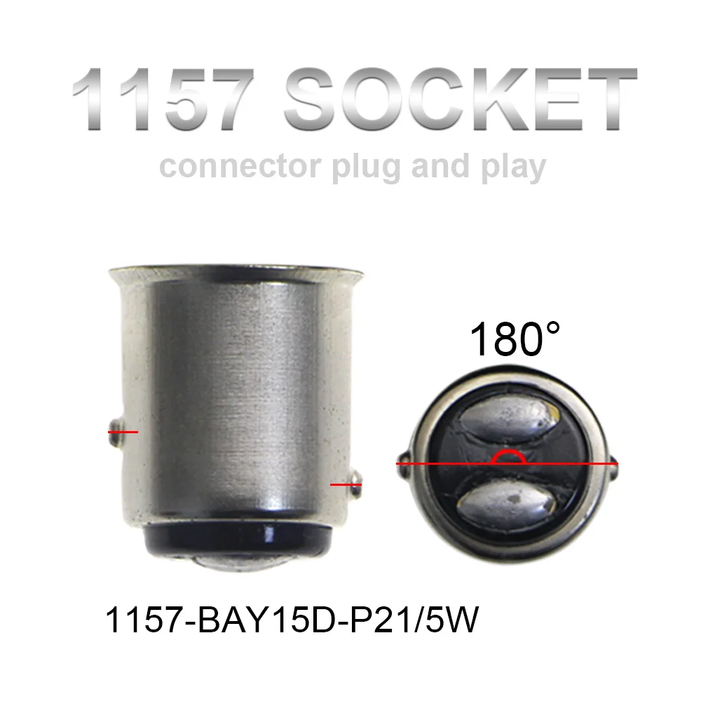 KEIN 2 шт. 54smd bay15d 1157 4014 led P21/5 Вт автомобильный тормозной стояночный белый 12В