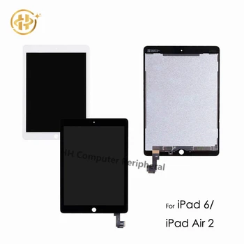 

New LCD Digitizer Assembly For iPad Air 2 A1567 A1566 LCD Display Screen Assembly Touch Screen Black White