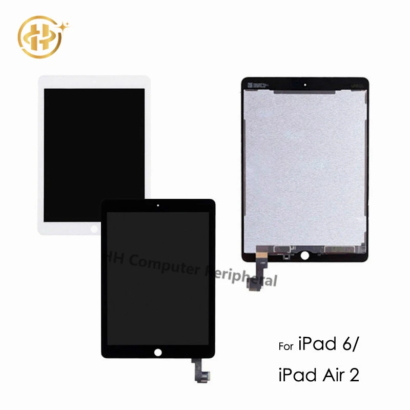 Новый ЖК-дигитайзер в сборе для iPad Air 2 A1567 A1566 ЖК-дисплей экран сенсорный черный