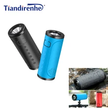 Новейший X12 велосипедный Bluetooth v4.2 портативный динамик FM радио TF карта Внешний аккумулятор велосипедный музыкальный MP3 светодиодный фонарик 5000mAh