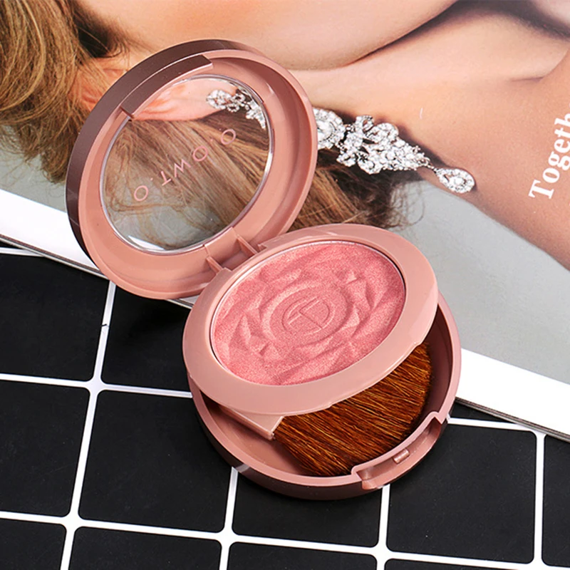 Румяна лицо и щеки натуральный макияж длительный розовый оранжевый Blusher 998