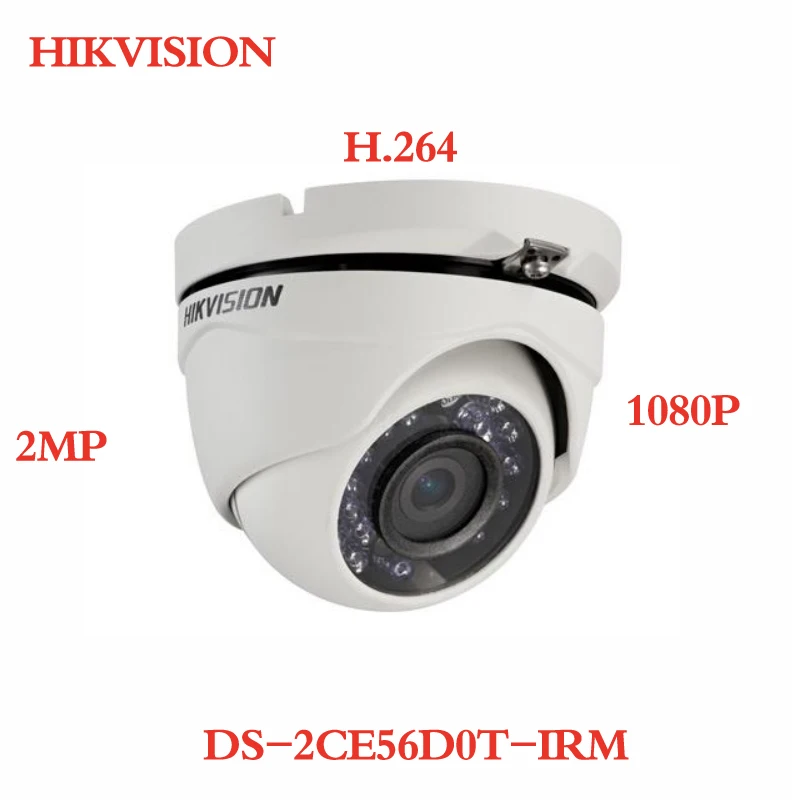 

ANXIE Hikvision DS-2CE56D0T-IRM 2MP HD1080P IR Turret Camera ,Analog HD output, up to 1080P resolution, Up to 20m IR distance