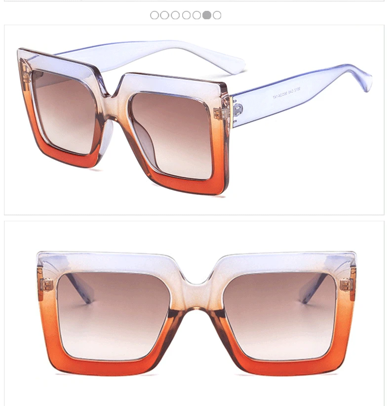 Королевские Женские винтажные Квадратные Солнцезащитные очки, брендовые дизайнерские черные розовые прозрачные очки для женщин, градиентные линзы, UV400 SS615