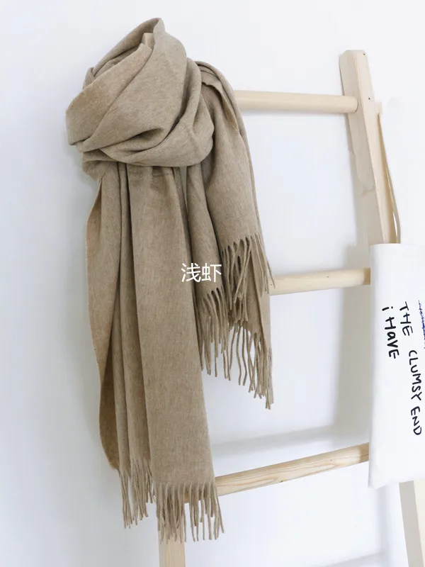 100% Cashmere Scarf 2018 Autumn Winter Solid Color Wool Shawl Men Women Big size women High quality hijab 37 color 200*70cm 100% Cashmere Scarf 2018 Autumn Winter Solid Color Wool Shawl Men Women Big size women High quality hijab 37 color 200*70cm