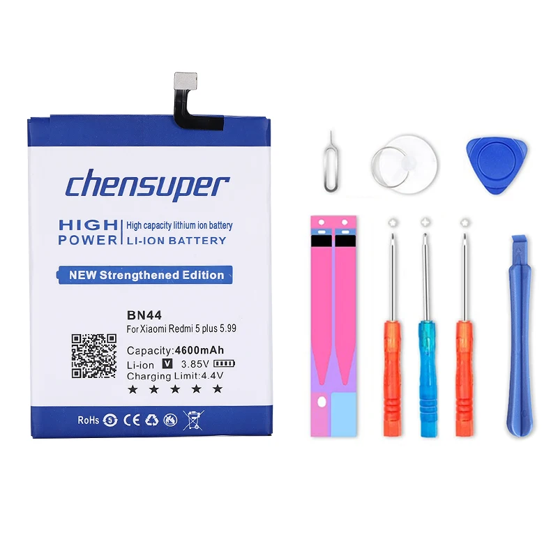 Chensuper 3,85 V 4600 mAh BN44 BN-44 BN 44 запасная батарея для Xiaomi Redmi 5 Plus высокая эффективность