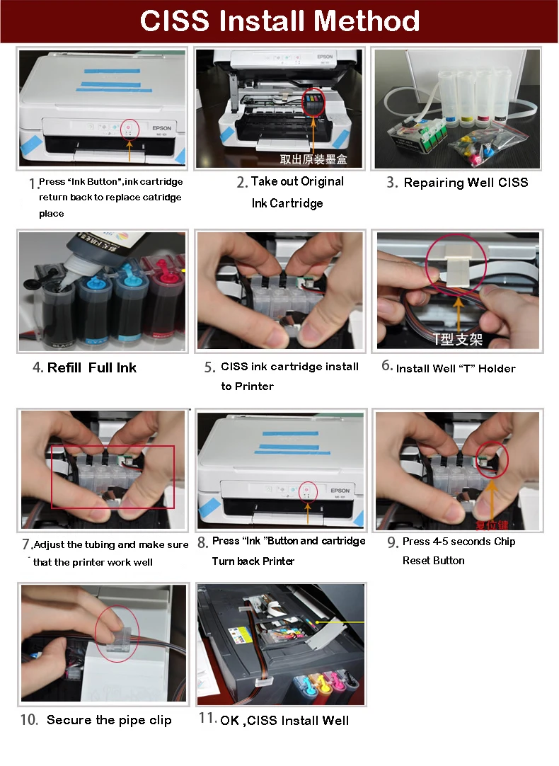 Einkshop бренд для hp 10 82 СНПЧ чернильная система для hp DesignJet 500 500ps 800 800ps 815mfp принтер C4844 C4911 C4912 C4913