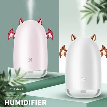 

230ML Ultrasonic Air Humidifier USB Mini Humidifiers Anion Essential Aroma Diffusers Air Purifier With Colorful Lights For Home