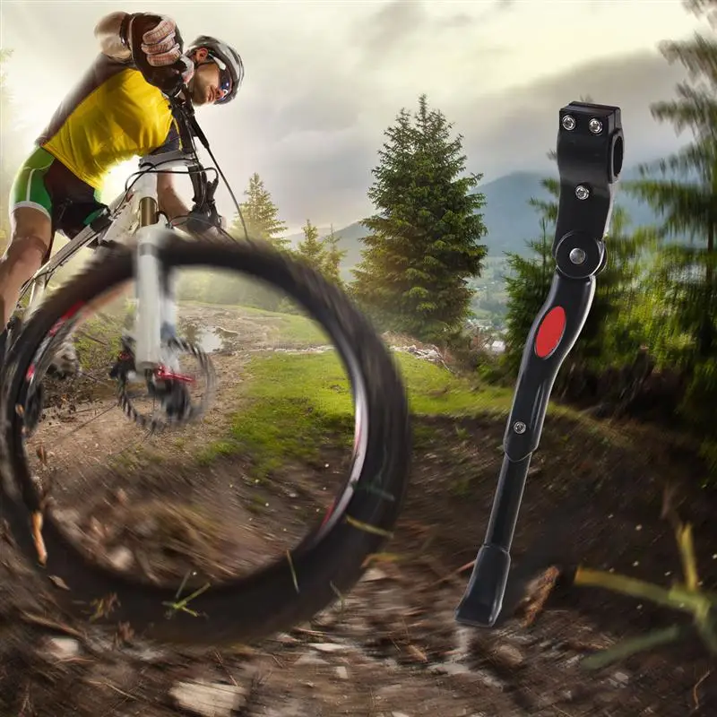 Универсальный Регулируемый Алюминий сплав MTB дороги велосипед Сторона Kickstand начало Стенд