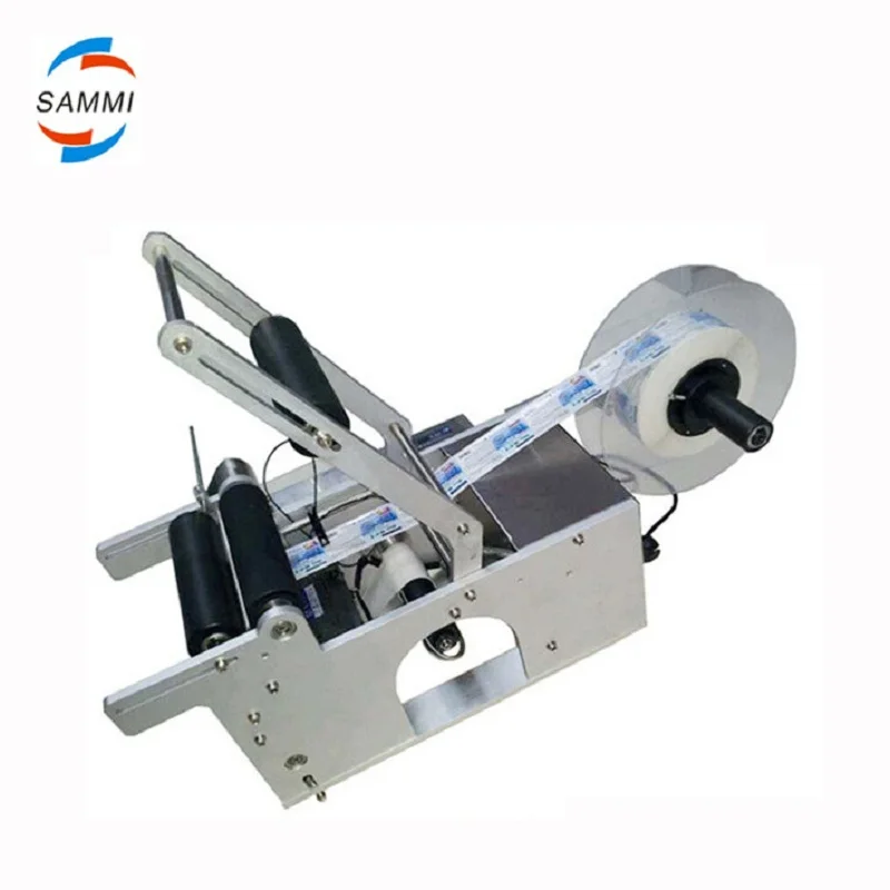 

High quality e liquid round bottle labeling machine