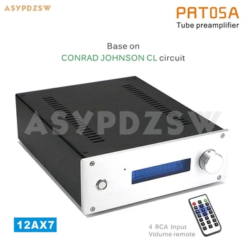 

Remote control version PRT05A 12AX7 Stereo tube preamplifier Base on CONRAD JOHNSON CL circuit