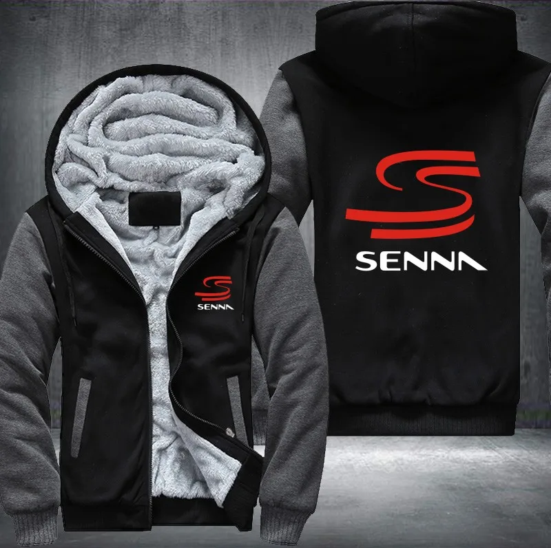 

Dropshipping USA Plus EU America Size SENNA Men's Women's Printing Pattern Thicken Fleece Zipper Hoodies Sweatshirts Coat Jacket
