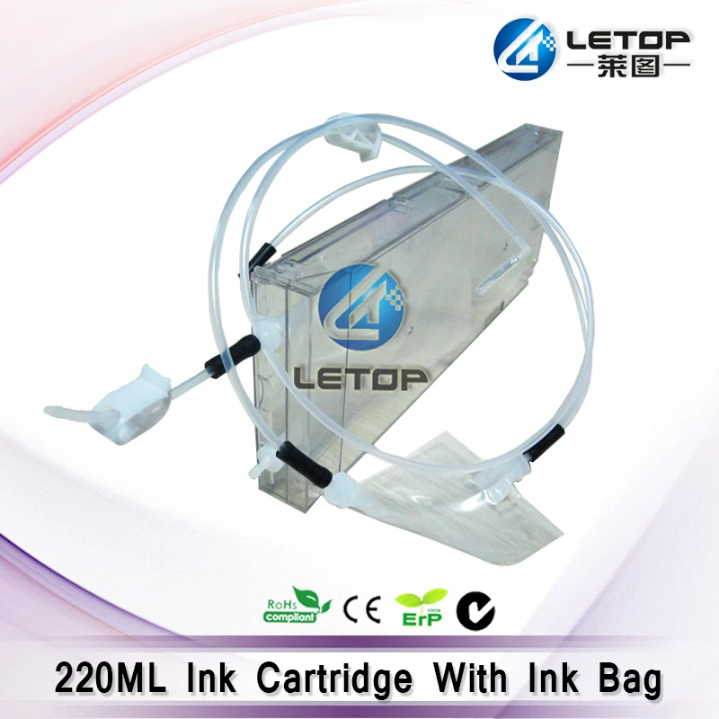 20% Discount Best price Solvent Inkjet Printer 220ML Ink Tank System Ink Cartridge With Ink Bag