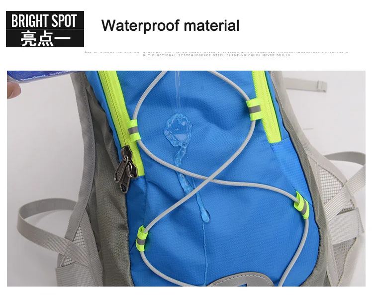 Clearance 2In 1 Cycling Backpack Water Bag Waterproof Shoulder Backpack Ultralight Sport Riding MTB Hydration Backpack Running Bicycle Bag 82