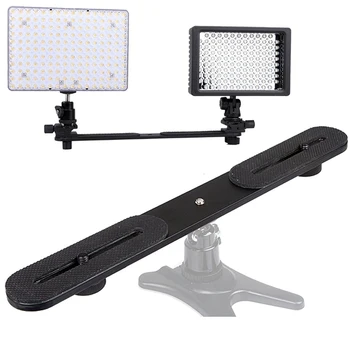 

Dual Flash Bracket Hot Shoe Bracket Mount Holder for Tripod Stand DSLR Camera