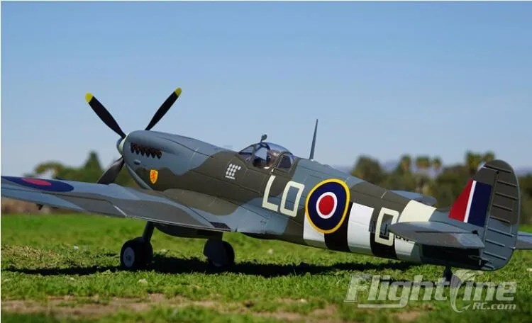 Радиоуправляемая модель самолета Freewing Flightline 1200 мм размах крыльев Spitfire PNP