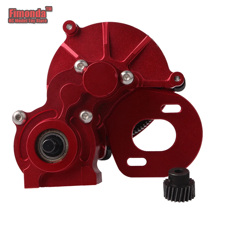 

Fimonda 1/10 RC Car SCX10 D90 Truck FULL METAL Assembled Transmission Gearbox Tranny With Straight Gear for RC AXIAL parts